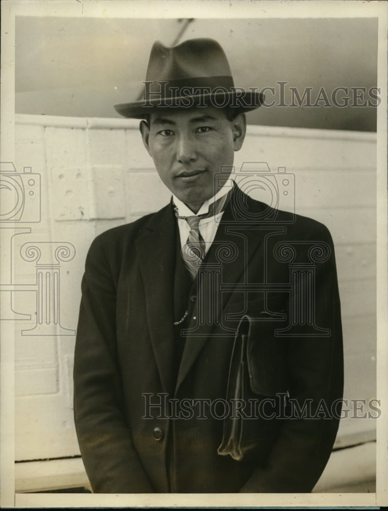 1927 Press Photo Japanese Minister of Mexico T. Kumabe - nef01355