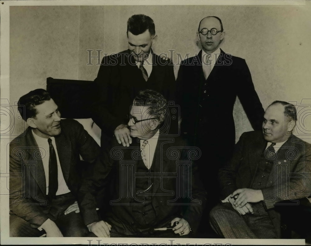 1933 Press Photo Officers of National Farm Holiday Association - nef01479