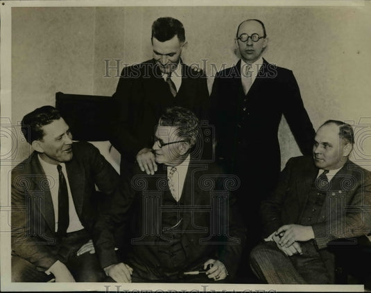 1933 Press Photo Officers of National Farm Holiday Association - nef01479