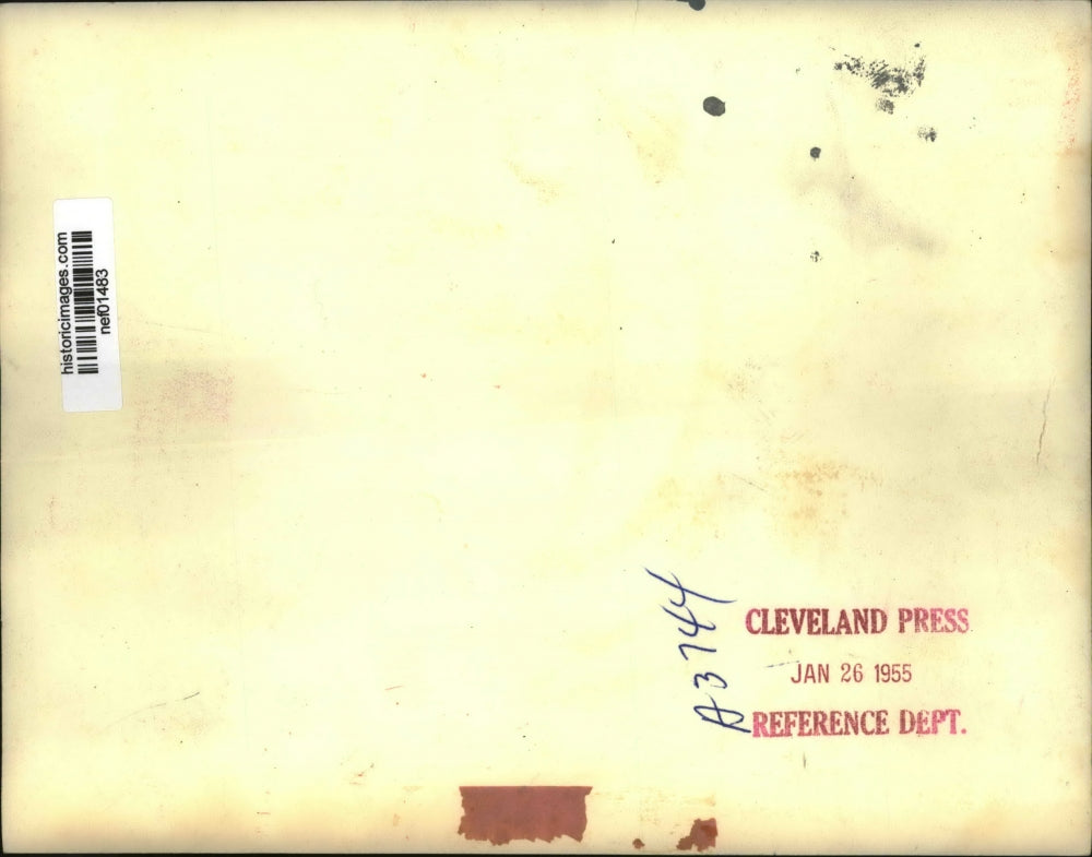 1955 Press Photo Robert Kelly Superintendent of Bureau of Parking in Chicago