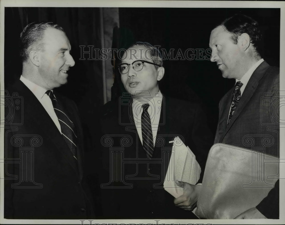 1961 Press Photo UN Secretary General U Thant visits the Congo - nef01662