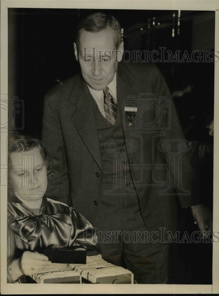 1940 Press Photo Dr OH Pepper President of College of Physicians - nef01990