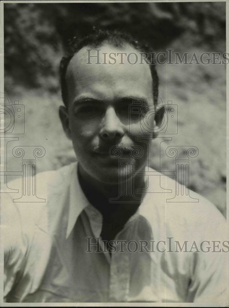 1932 Press Photo Archaeologist Lawrence Griswold to lead expedition - nef01996