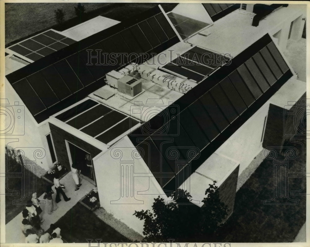 1974 Press Photo Solar Powered Home in Columbus Ohio - nef02559