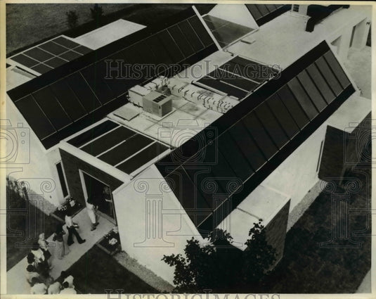 1974 Press Photo Solar Powered Home in Columbus Ohio - nef02559
