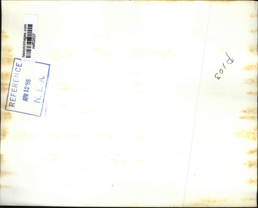 1955 Press Photo Dairy Store Owner Arranges Minnesota Milk Bill Protest Posters