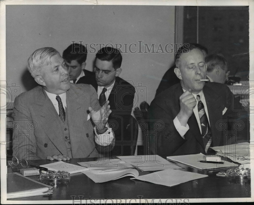 1942 Press Photo GM President Charles Wilson and Vice President Anderson
