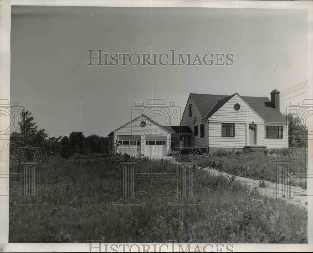 1953 Press Photo Residence of Gordon Foerster in North Royalton OH - nef02836