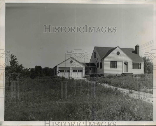 1953 Press Photo Residence of Gordon Foerster in North Royalton OH - nef02836