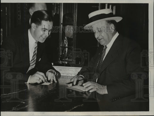 1932 Press Photo Ex Sen Henry Allen of Republican National Committee - nef02855