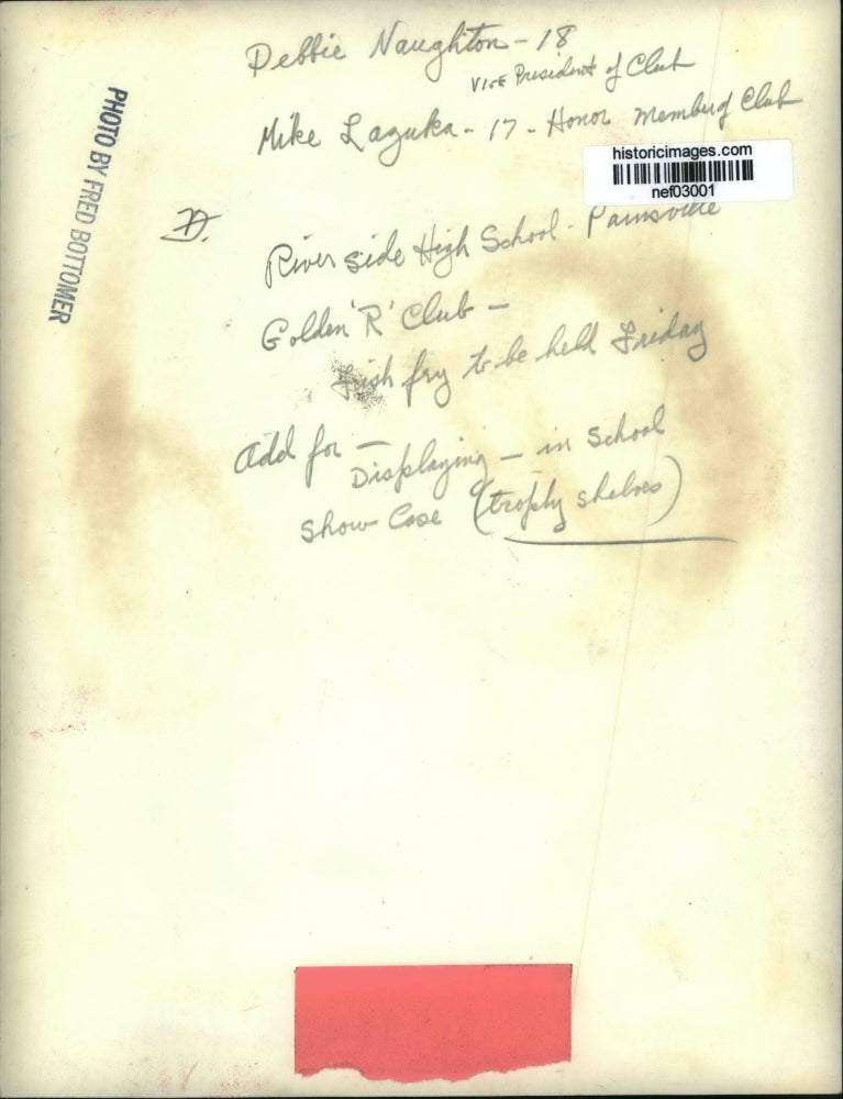 Press Photo Debbie Naughton Mike Lazuka of Riverside High School - nef03001