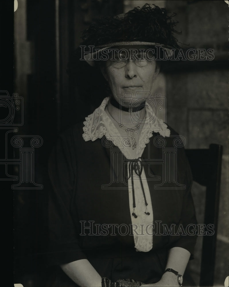 1922 Press Photo Mrs Edwin Lobdell leader of Illinois delegation - Historic Images