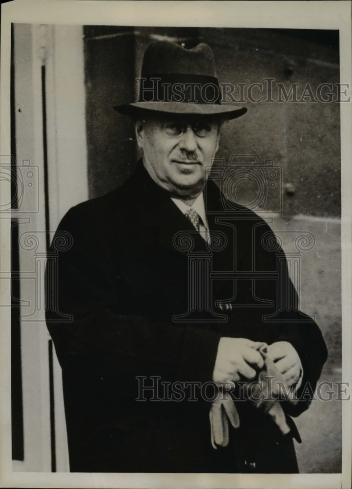 1939 Press Photo Soviet Vice Commissar Vladimir Potemkin to visit Turkey