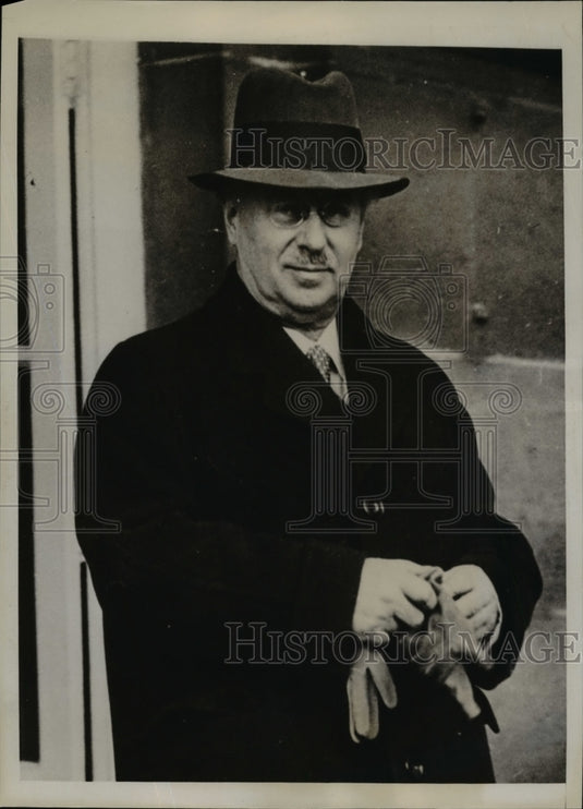 1939 Press Photo Soviet Vice Commissar Vladimir Potemkin to visit Turkey