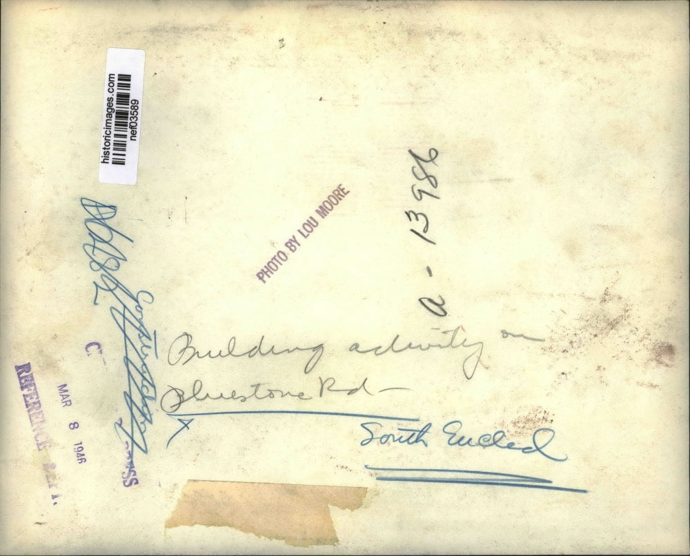 1946 Press Photo Building new homes in South Euclid - nef03589