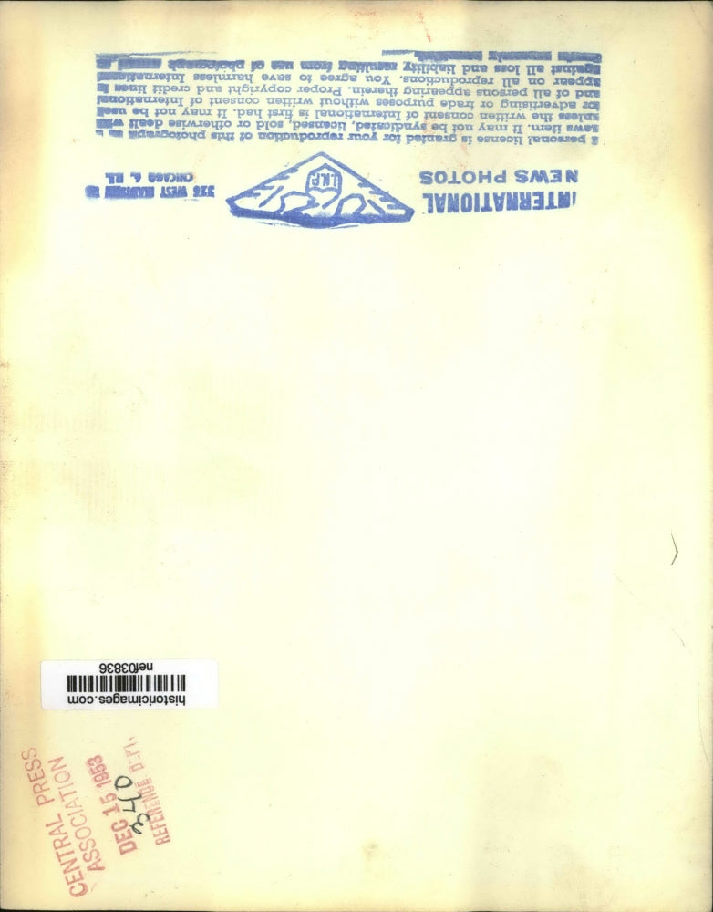 1953 Press Photo President Eisenhower greeted at Grid Iron Club dinner