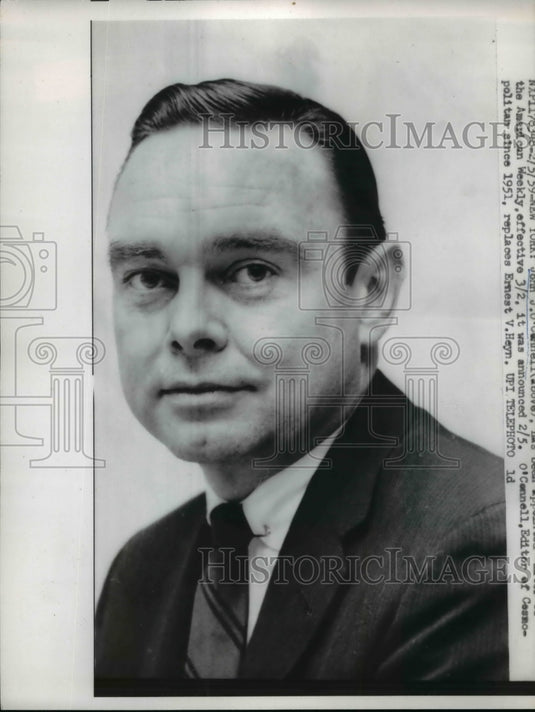 1959 Press Photo John OConnell editor American Weekley - nef04075