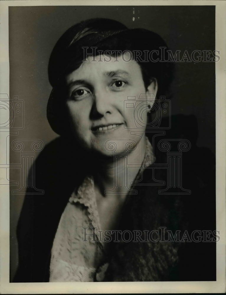 1934 Press Photo Mrs.Henry Jacobs, President of Roosevelt PTA Lakewood 1934-35