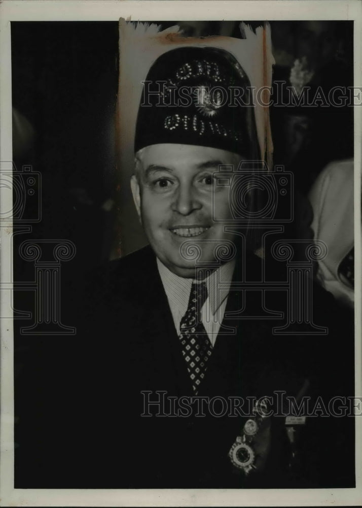 1938 Press Photo Edward Blake Winter, Head of International Grotto - nef04871