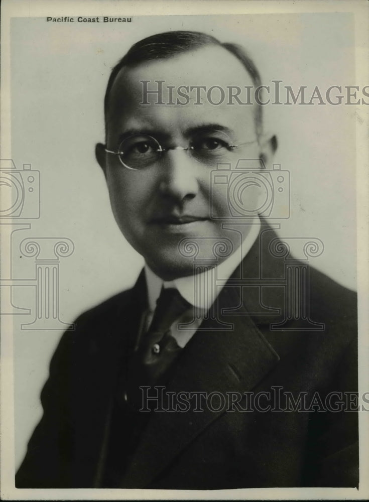 1926 Press Photo Dr.Henry Suzzalo,Ex-President of University of Washington