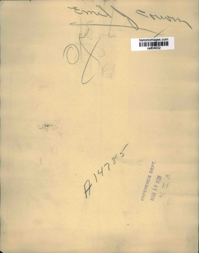 1931 Press Photo Emil J. Cowan - nef04932