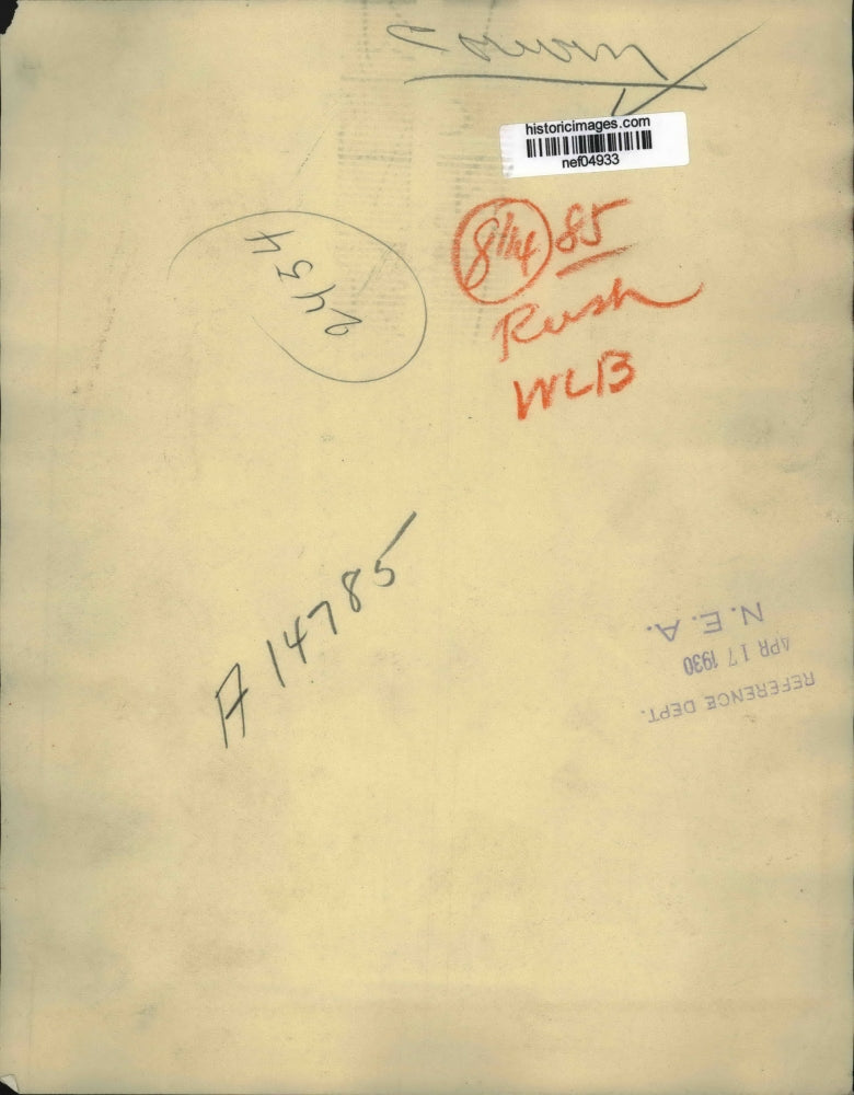 1930 Press Photo Emil J. Cowan - nef04933