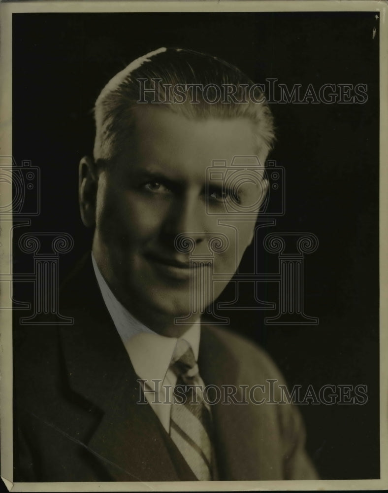 1928 Press Photo Freeman H.Talbot,KOA Manager - nef05156