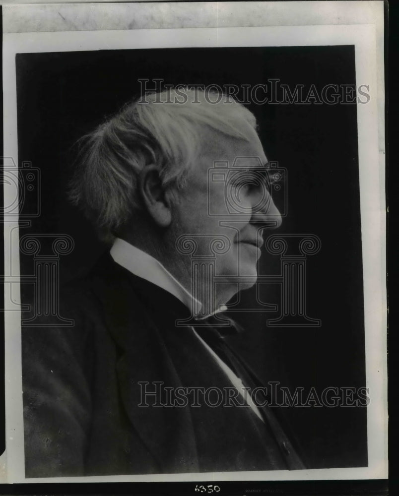 1947 Press Photo Thomas Edison, American Inventor - nef05247