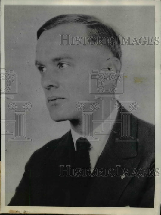 1931 Press Photo Walter Wolf of Ill. questioned about Embezzelment - nef05642