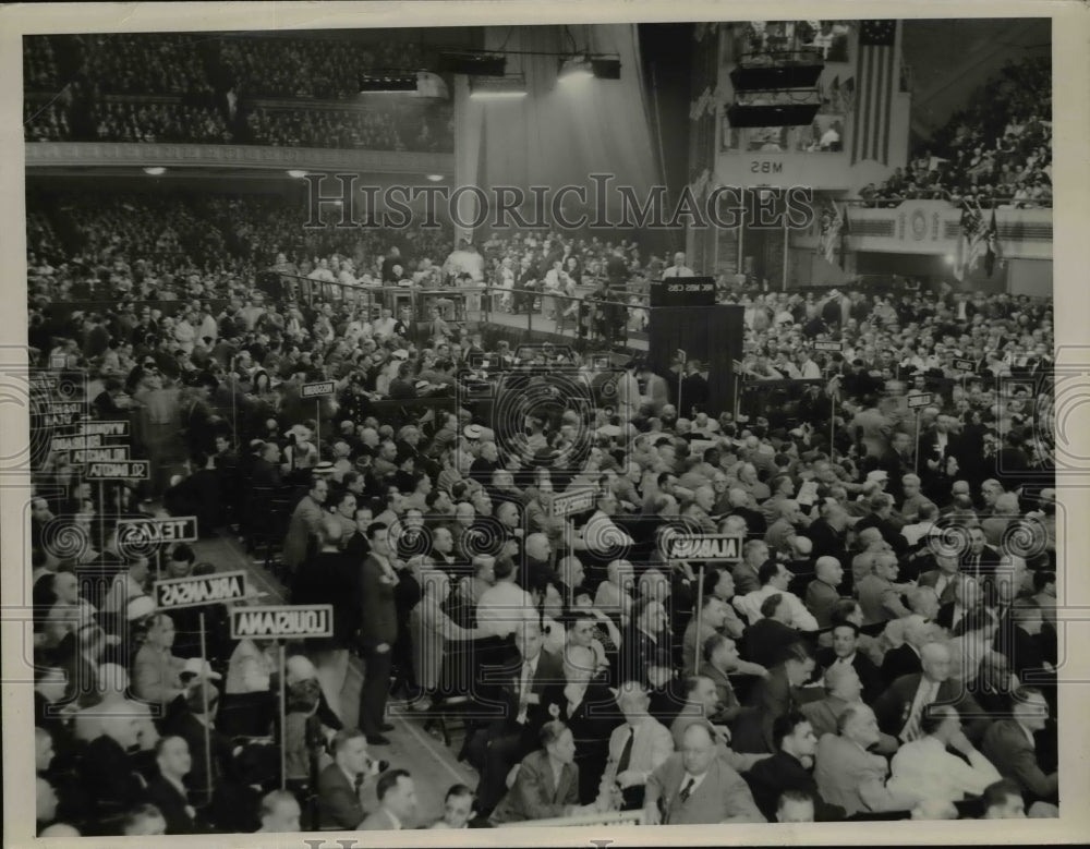 1936 Press Photo Delegates at the Republican National Convention - nef05960