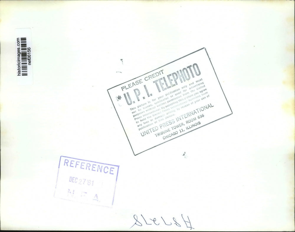 1961 Press Photo Dwight Eisenhower and Mamie with granddaughter Mary Jean