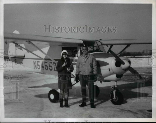 1968 Press Photo Ms.Susan Weisenbach with John Rauina - nef06193