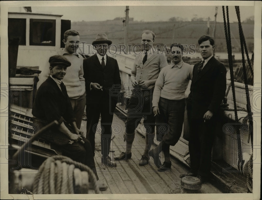 1925 Press Photo North Pole explorer on board the Iduna The fair - nef06203