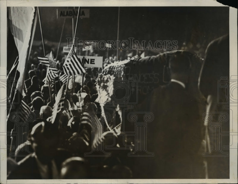 Load image into Gallery viewer, 1928 Press Photo Hoover Demonstration at GOP Republican National Convention
