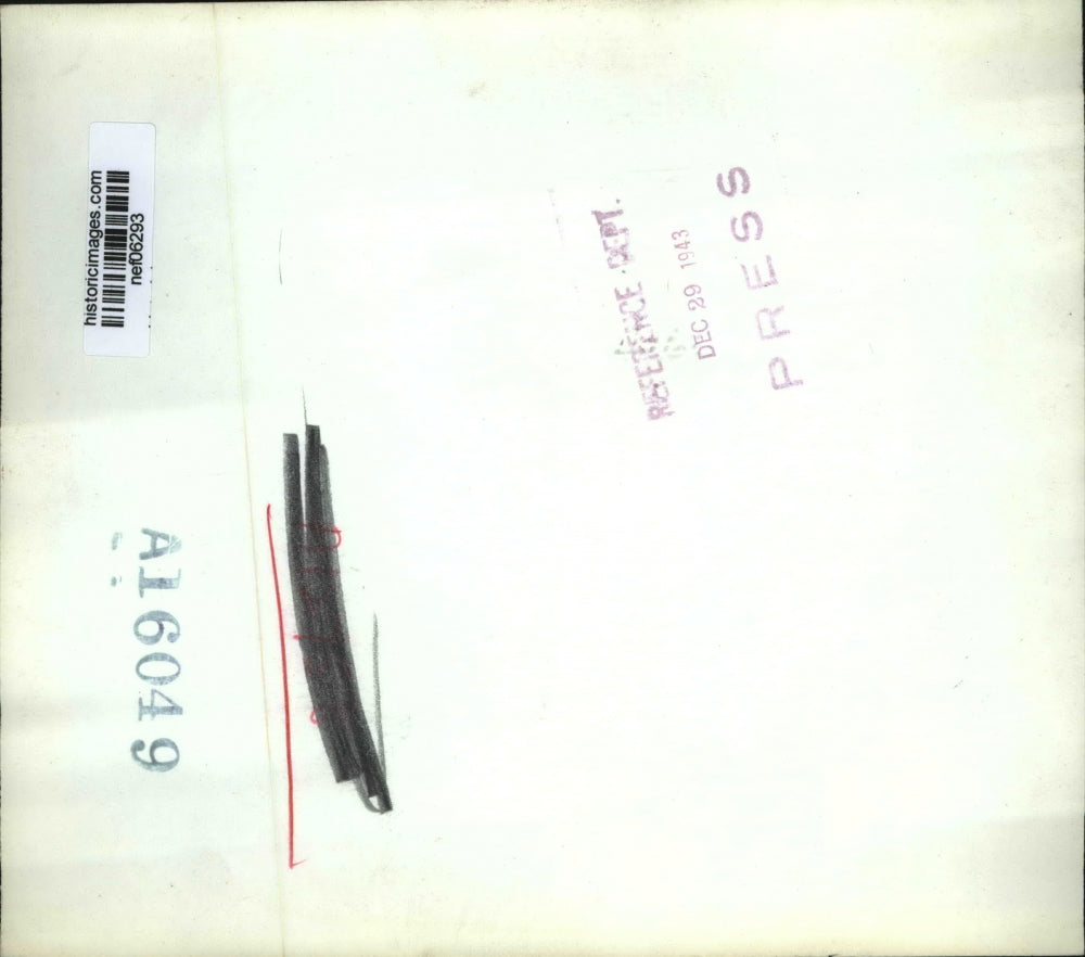 1943 Press Photo President Dwight D. Eisenhower During Press conference