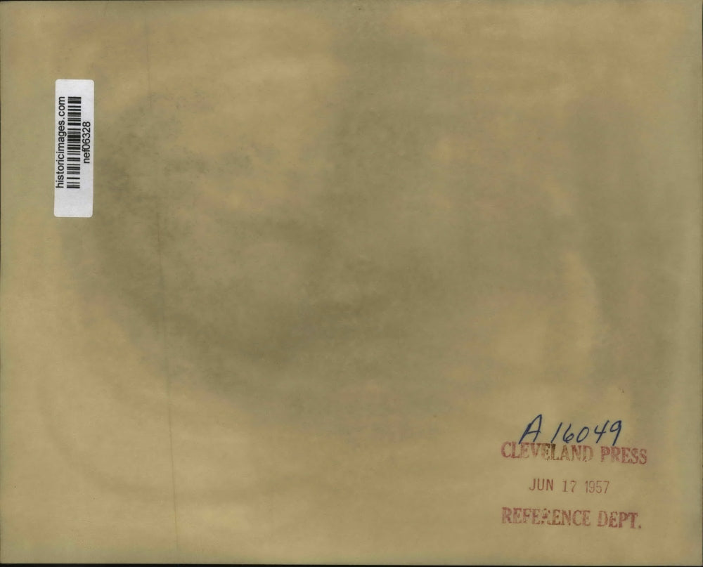 1957 Press Photo President Eisenhower, Members Young Republicans Federation