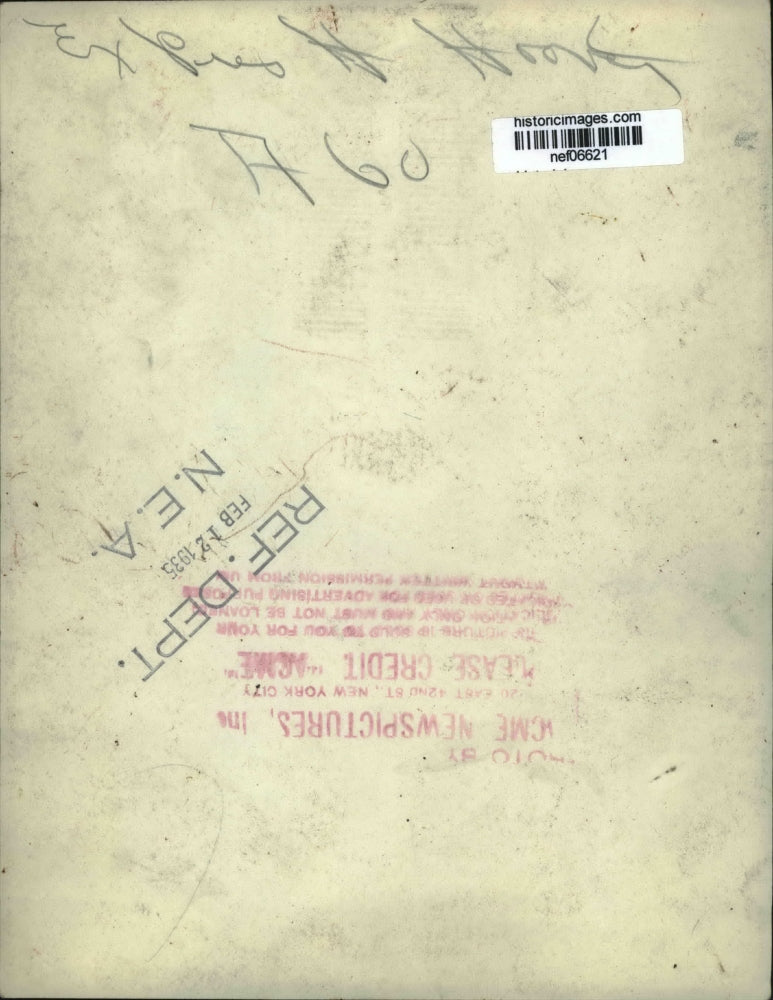 1935 Press Photo Herbert Hoover, Ex-President of the United States - nef06621