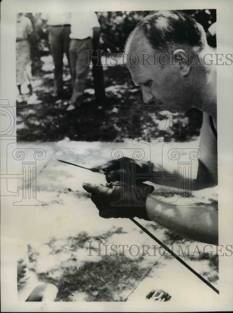 1938 Press Photo Dr.Herbert Prytherch, Director of the Fisheries laboratory