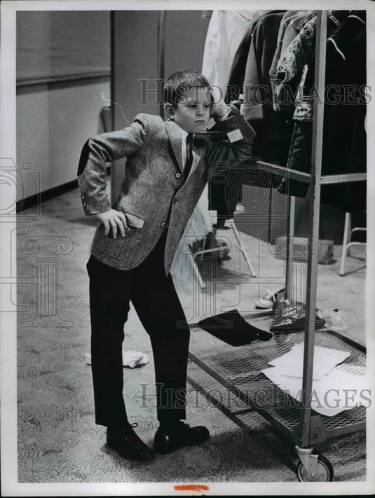 1953 Press Photo 9-Year-Old Charles Chandler - nef06747