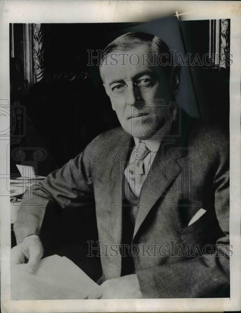 1944 Press Photo President Woodrow Wilson - nef06776