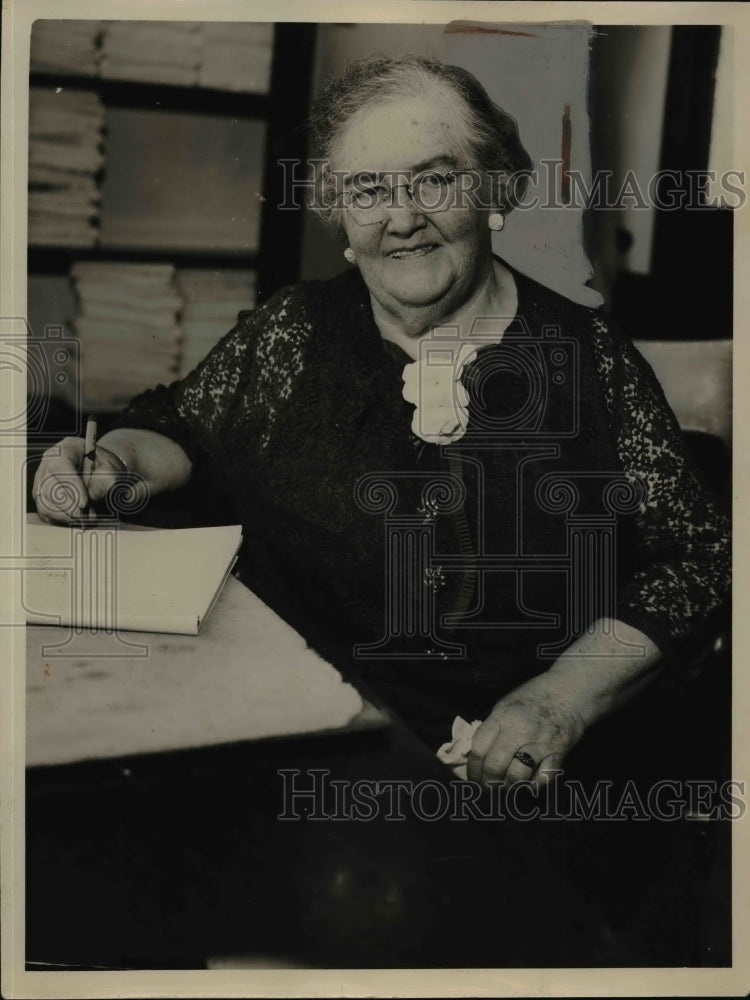1938 Press Photo Mary Erne of Ohio - nef06819