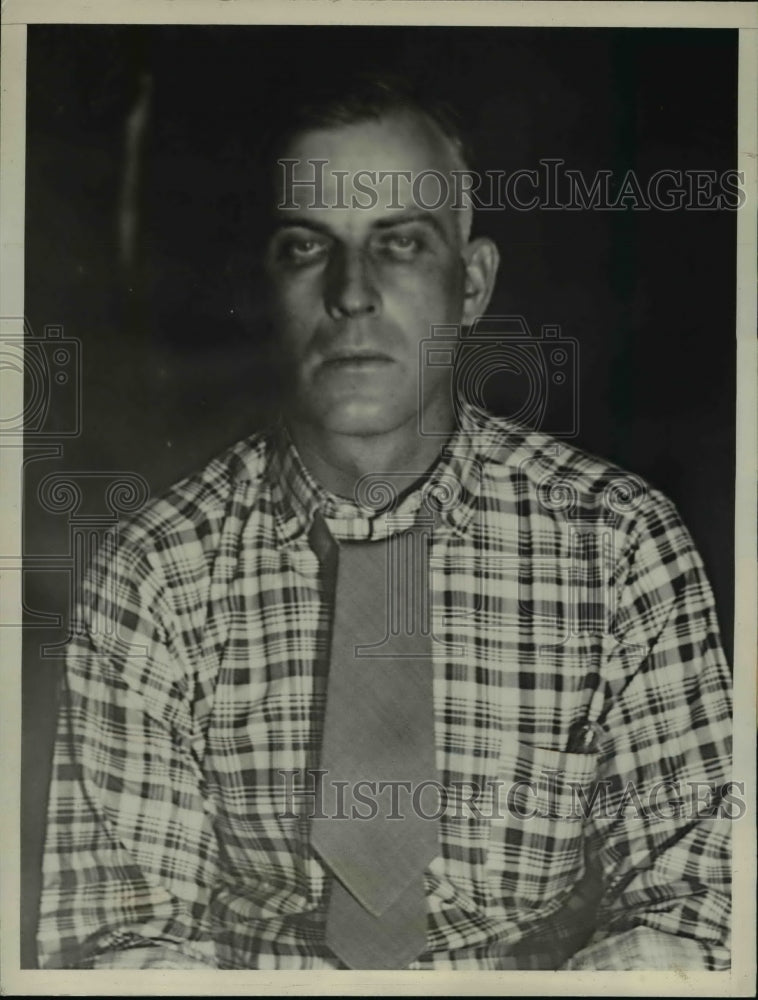 1936 Press Photo Joseph Perryman, Confessed to Killing Wife - nef06971