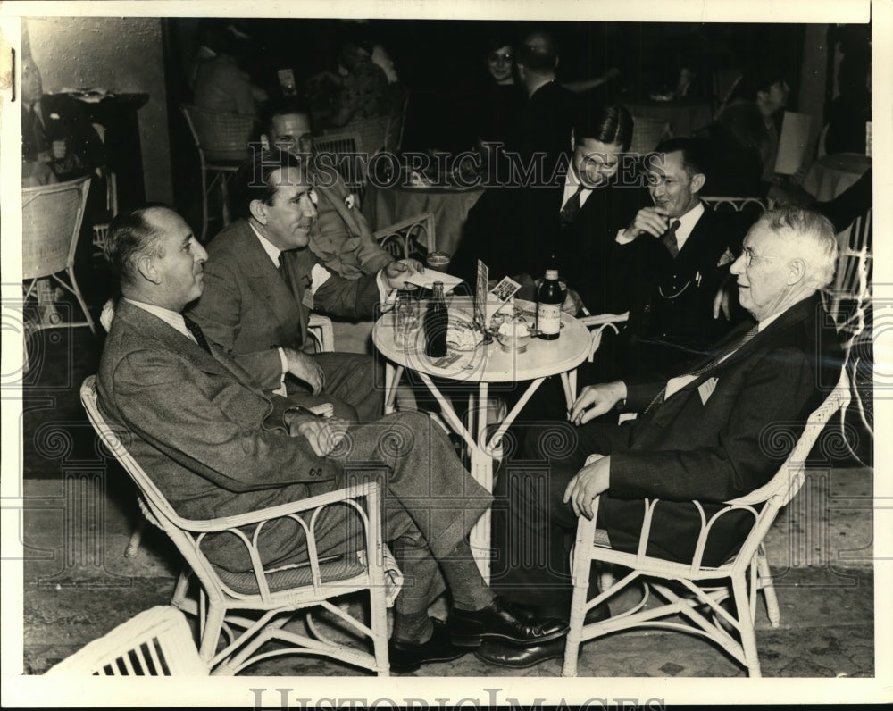 1938 Press Photo Unites States Senators in Miami on a tour of Florida