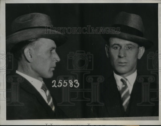 1934 Press Photo David Misner aka Ted, John Labatt Kidnapping Suspect