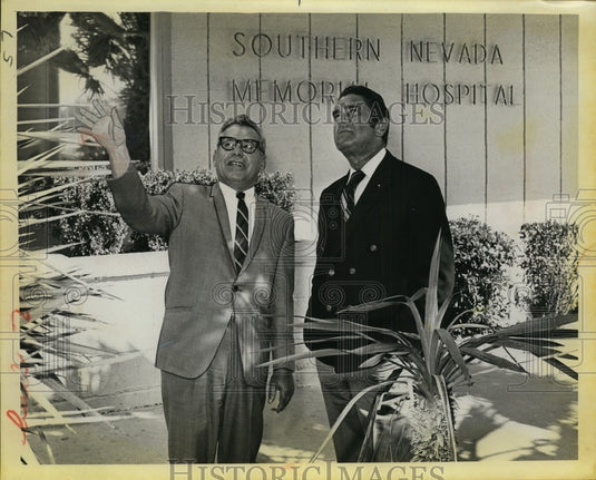 1970 Press Photo Dr. Coleman at Southern Nevada Memorial Hospital - nef07356