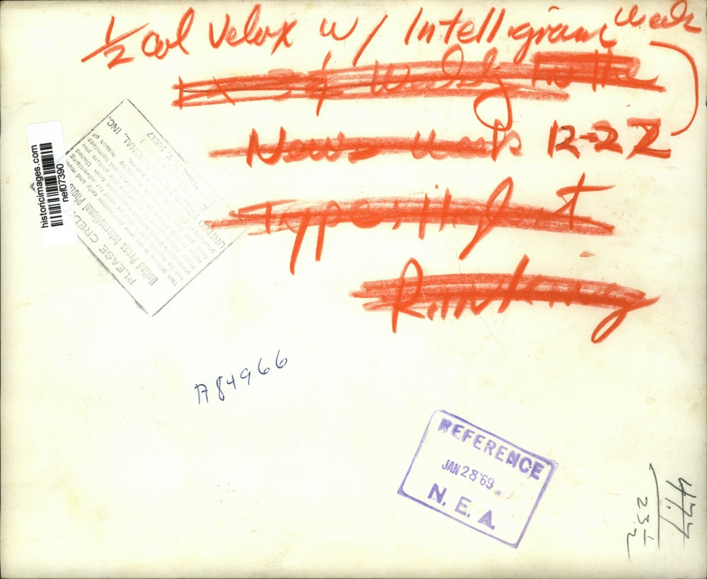 1969 Press Photo Dr.Arthur F. Burns Chief Economic Adviser to Pres.Eisenhower