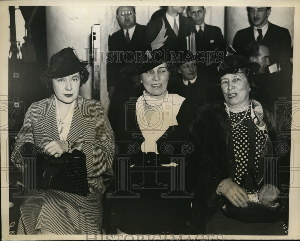 1937 Press Photo Women at Senate Judiciary Committee Hearing, Washington D.C.