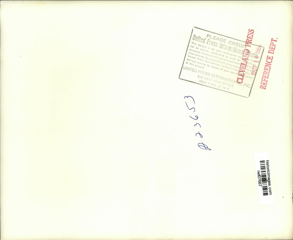 1966 Press Photo British Minister Puts Plan in Place before General Assembly