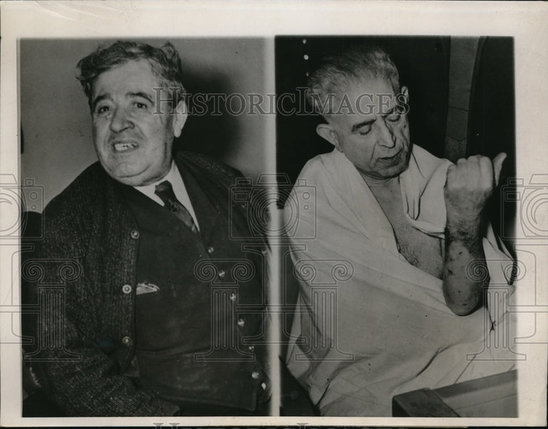 Load image into Gallery viewer, 1947 Press Photo Two Persons Shown Injured in Explosion of Three Story Building
