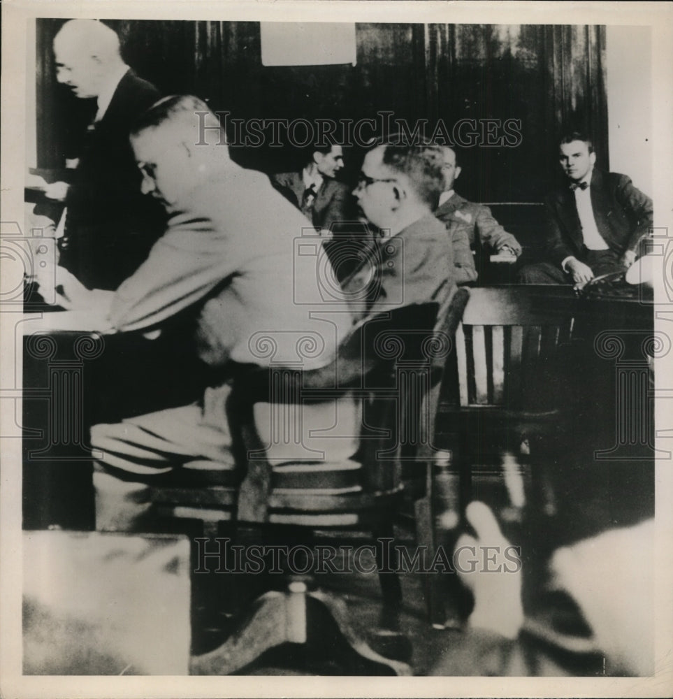 1951 Press Photo Kenneth Dixon On Trial For Defamations of Attorneys and Others